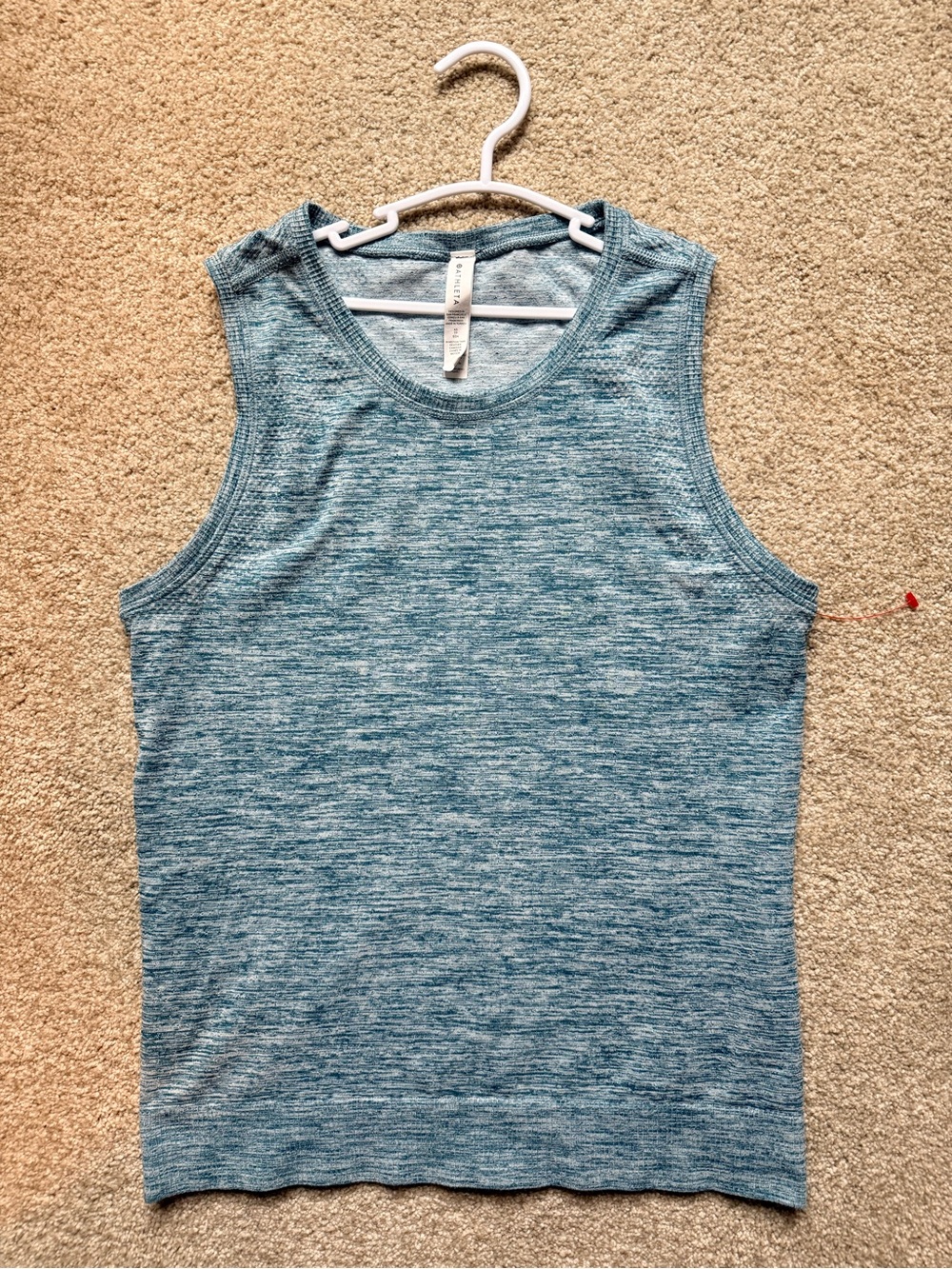 Athleta Heathered Teal Blue Tank Top